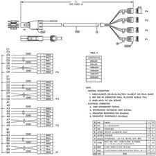 MINI SAS HD SFF-8644 with IC to 4X SATA 7P server hard disk connection cable