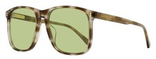 Gucci 80s Square Sunglasses GG1041S 004 Gray Havana 57mm
