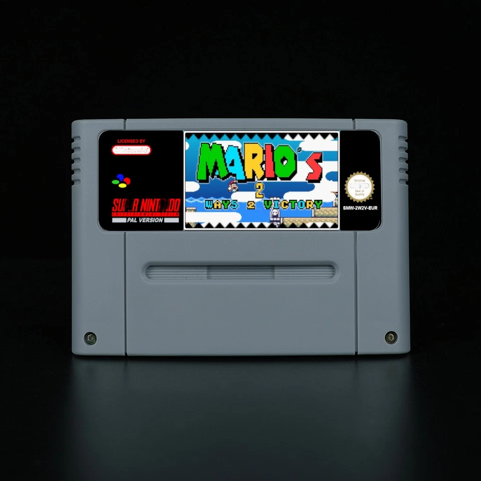 H@CK ROM - Super Mario World - Mario's 2 Ways 2 Victory - Bild 1 von 1