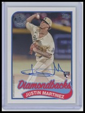 2024 Topps #89BA-JMAZ Justin Martinez 1989 Topps Auto
