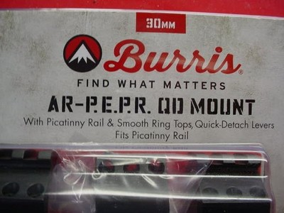 Burris-AR-PEPR-Scope Mount-30mm-QD w/Picatinny tops-#410342 -Matte