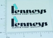 Pair Nylint JC Penneys Ford Wrecker Stickers NY-072