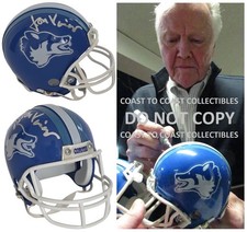 Jon Voight Signed Varsity Blues Texas Coyotes Mini Helmet Proof COA Bud Kilmer
