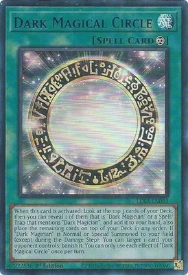 YUGIOH: 1X Dark Magical Circle (Blue) LDS3-EN093 Ultra Rare NM