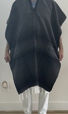 Traditional Mexican Poncho Men Women Authentic Gaban Serape Blanket Cowboy