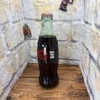 Vintage 1995 Commemorative Coca Cola Cincinnati Red Clear Bottle 8 fl.oz  7.5" T