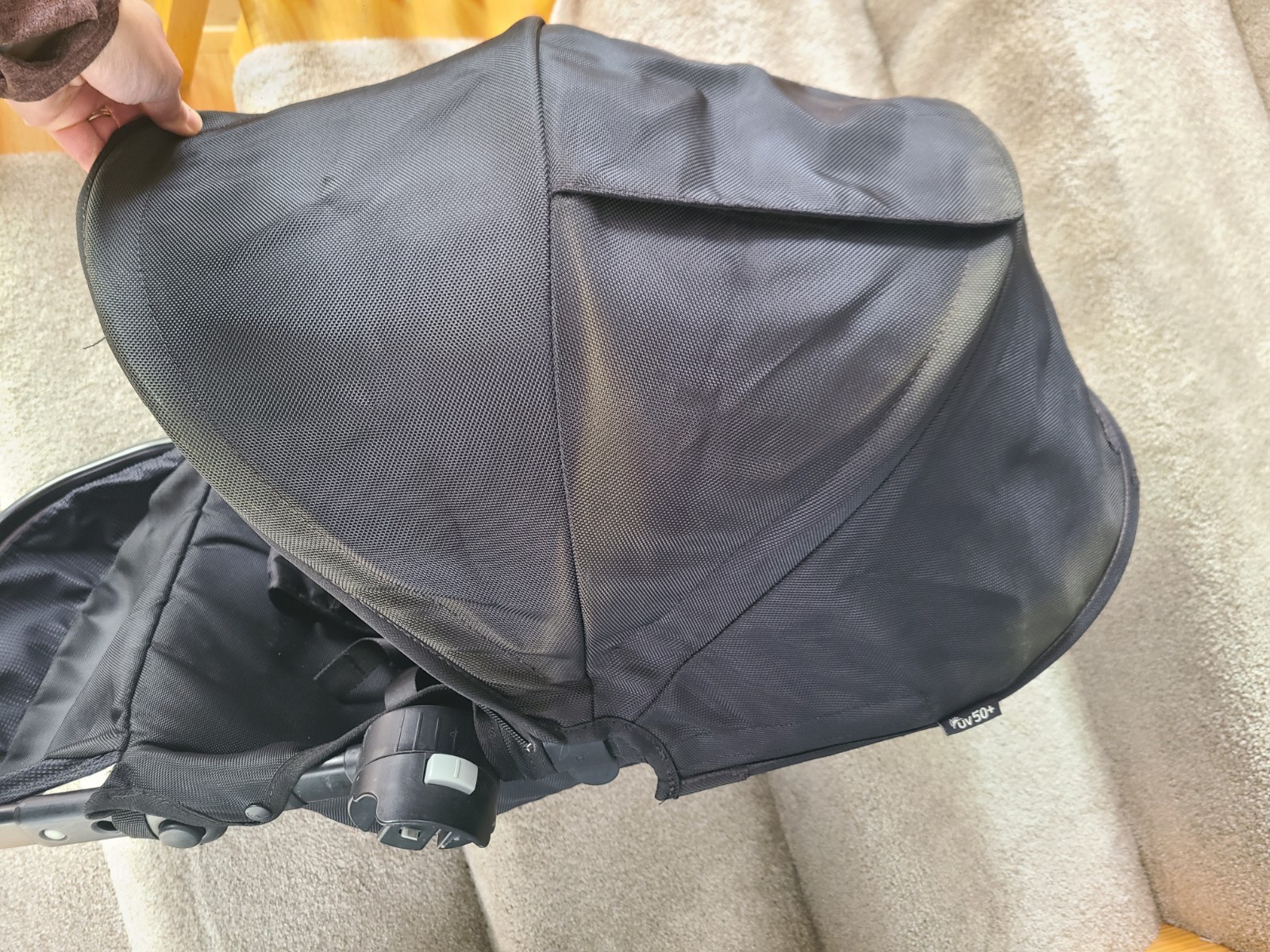 Complete Baby Jogger City Select seat ALL BLACK  / BLACK FRAME. GUC!