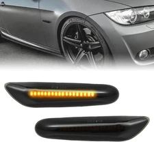 Sequential LED Side Marker Turn Signal Lights Compatible with BMW 1 3 5 Series E