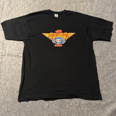 Vintage Fruit of the Loom Made USA Shirt Mens XL A&W Root Beer Graphic Tee Soda