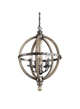 Kichler Lighting 43324DAG Evan Chandelier Distressed Antique Gray
