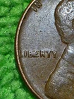 1955-D  MAJOR ERROR! "BIE" WHEAT PENNY   NICE XF COIN!!