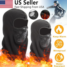 Windproof Face Mask Neck Warm Balaclava Ski Mask with Air Vents For Cold Weather