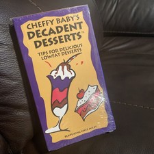 CHEFFY BABY'S DECADENT DESSERTS SEALED VHS Tape Chef Miles