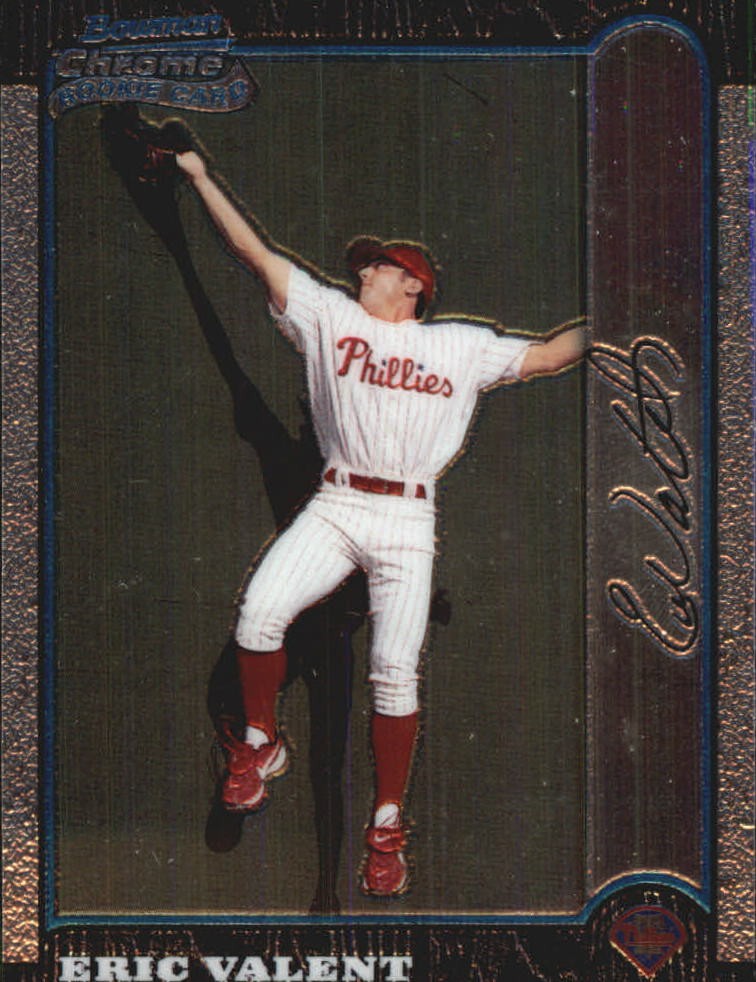 1999 Bowman Chrome #113 Eric Valent RC - BB