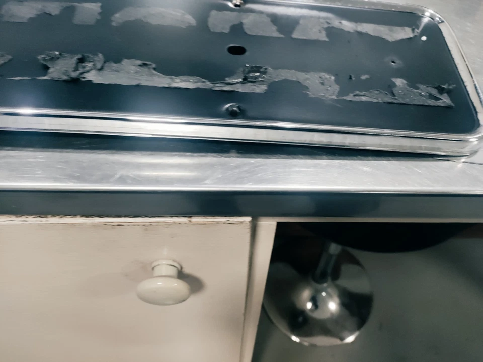 Rover P6 Rear Number Plate Chrome Surround - image 3 of 4