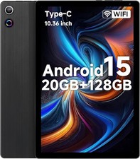 Tablet, 10.36 Inch Android 14 Tablets, 16GB RAM 128GB ROM TF 1TB Octa-Core