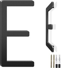 5 Inch Floating Aluminum House Address Numbers Letters, Modern Metal House Numbe