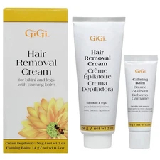 GiGi Hair Removal Cream with Calming Balm for Bikini and Legs