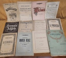 Spartiti antichi Opera e Inni Nazionali