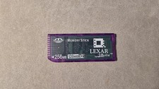 Lexar Media 256MB Memory Stick Select 128Mb X2 Purple