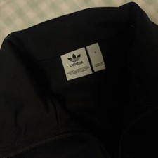 Adidas Black Tricolor Track Top - Size S, Good Condition