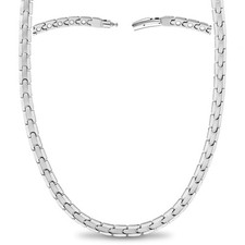 MagnetRX Titanium Magnetic Necklace for Men Women With 55 Magnets 20 Inch