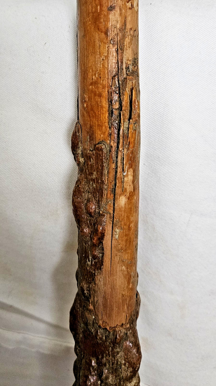 ANTIQUE CHASED SOLID SILVER WALKING STICK - DATED… - image 11