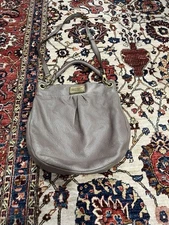 Marc by Marc Jacobs Classic Q Hillier Pebbled Leather Hobo bag