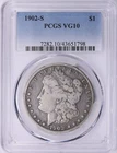 1902-S Morgan Silver Dollar 1$ "Tougher Year" *PCGS VG10 Very Good* Solid Coin