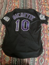 Dante Bichette Colorado Rockies Game Used Jersey 1993 Inaugural Season