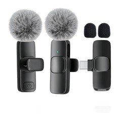 Microfono Lavalier Wireless Professionale con Porta Type-C per Smartphone