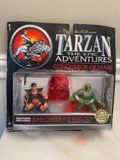 Tarzan The Epic Adventures Conqueror of Mars John Carter vs O Mad Zad Figures