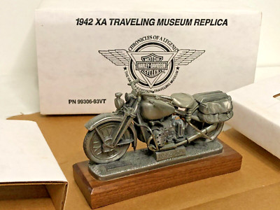NIB Harley-Davidson 1942 XA Traveling Museum Pewter Replica, # 99306-93VT