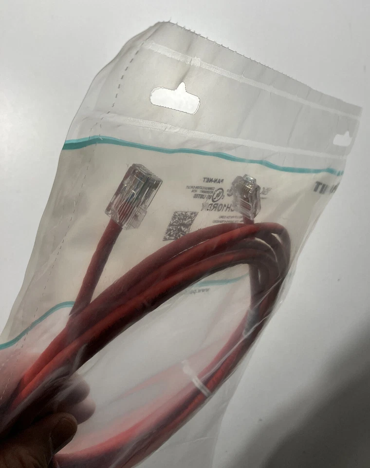 Panduit UTPCH10RDY - TX6E 10ft Red Patch Cord (3.05m) T568A, CM, 24AWG Stranded - Image 4 of 4