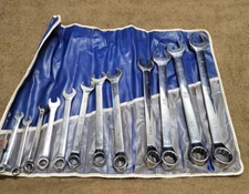 K-D KD 1" to 5/16" Combination Sae Wrench Set 12 Pcs Automotive Tools USA