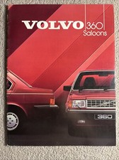 Volvo 360 Saloons Brochure 1984