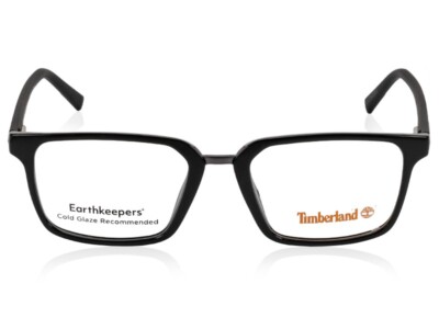 Timberland TB1733 001 Shiny Black Plastic Eyeglasses Frame 53-18-145 Earthkeeper