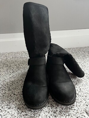 Shani Boot UGGS, UGG, UGG SHANI, BLACK, SUEDE BOOT, AUTHENTIC, EXCELLENT CONDITION ...