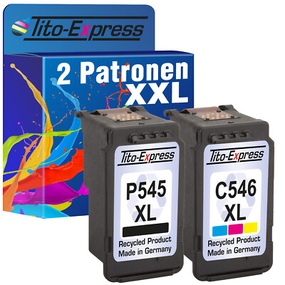 Patronen für Canon PG-545 CLI-546  XL Pixma MG2550s TS3150 TS3350 TS3351 TS3450