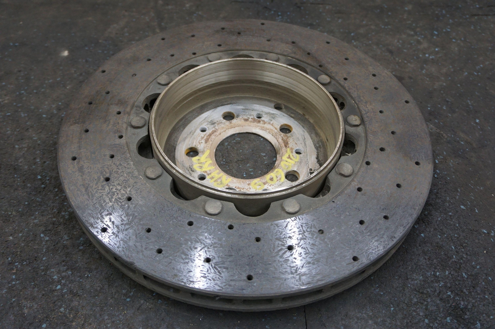 Rear Left or Right Carbon Ceramic CF CCM Disc Brake Rotor 216835 OEM Ferrari 612