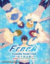 Free Iwatobi Swim Club Season 1-3 Vol.1-37  Movie Anime DVD English Dub 