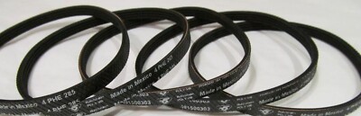5-PK HUTCHINSON POLY-V 4 PHE 285 BELT FOR BEKO TUMBLE DRYER SMALL JOCKEY PULLEY
