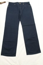 Roberto Cavalli Women's Blue Chino Pants Size 18 Made In Italy Retail 459