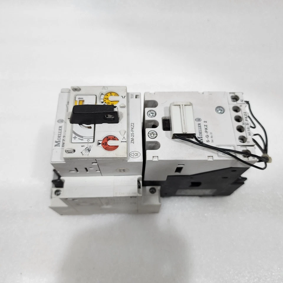 MOELLER ZM-25-PKZ2 MANUAL MOTOR PROTECTOR S-G-PKZ 2 HIGH CAPACITY CONTACT MODULE - Image 2 of 4