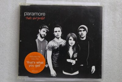 Paramore   That's What You Get CD Rare Single And Video Promo