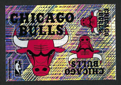 Chicago Bulls NBA Prism Sticker Peninsula Vending Inc.