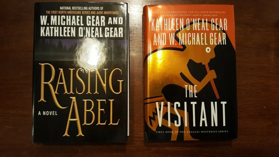 Lot of 6 by W. Michael Gear and Kathleen O'neal Gear 1st/1st HC books 1 signed! - Image 3 of 4
