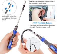 Precision Magnetic Electronics Screwdriver Driver Tool Xool 200in1 with 164 Bits