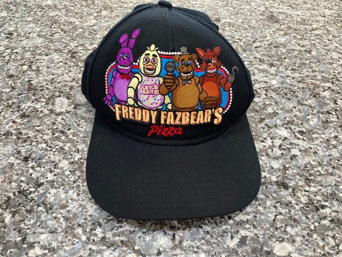 Five Nights At Freddy Fazbear's Freddy Pizza Snapback Hat Clean !!