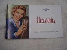 1950 Chevrolet Accessories Brochure Free Postage